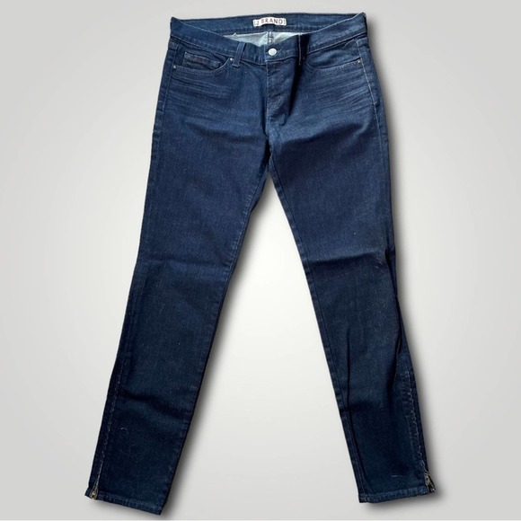 J BRAND WOMEN'S SEXY Y2K SKINNY JEANS ZIP ANKLE BLUE - 30 - Picture 2 of 8